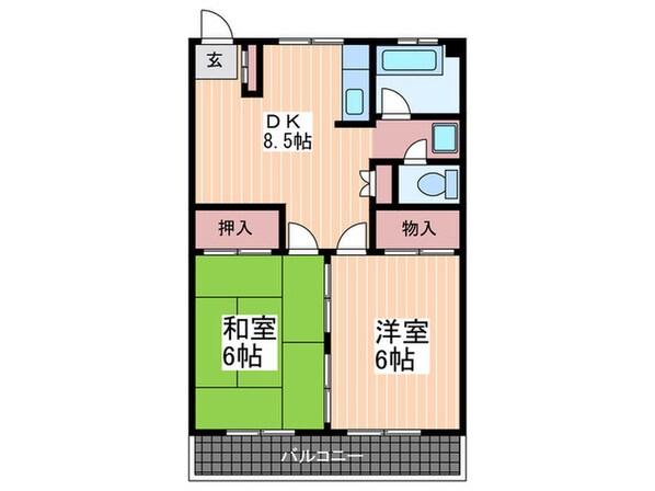 幸山ビルの物件間取画像